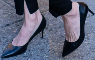 Picture of Angelina Jolie shoes