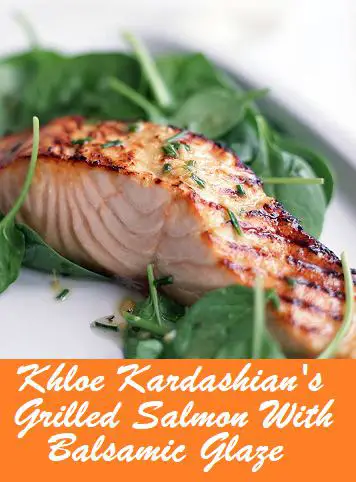 Image with the words Grilled Salmon placed on the image