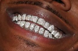 Picture of DaBaby teeth and smile