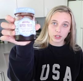 Picture of Emma Chamberlain's Emma Chamberlain's organic Peanut Butter & Jelly Sandwich Recipe