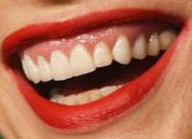 Picture of Milla Jovovich teeth and smile
