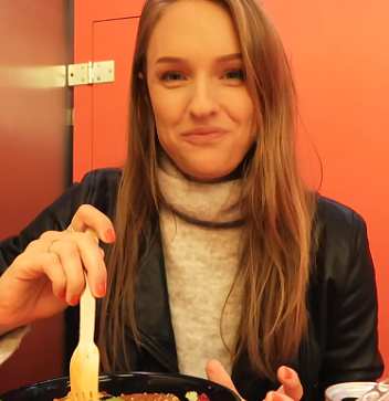 Alexandra Andersson found a Japanese vegan restaurant in Stockholm, Sweden called Taku-Taku.