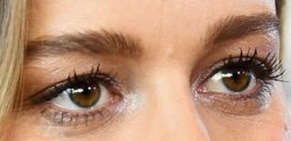 Picture of Brie Larson blue eyes, eyelashes, and eyebrows