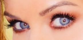 Picture of Carrie Stevens eyeliner, eyeshadow, and eyelash enhancements