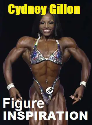 Picture of Cydney Gillon with the words Figure Inspiration