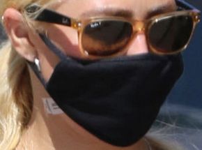 Picture of Emma Slater coronavirus mask
