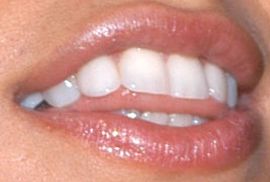 Picture of Eva Mendes teeth and smile