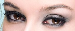 Picture of Hailey Baldwin eyeliner, eyeshadow, and eyelash enhancements