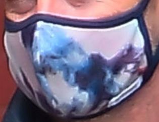 Picture of Hugh Jackman coronavirus mask