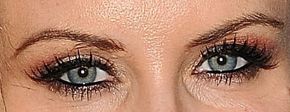 Picture of Jenny McCarthy eyeliner, eyeshadow, and eyelash enhancements
