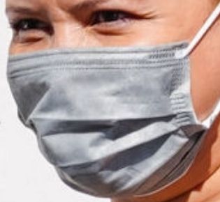 Picture of Justina Machado coronavirus mask