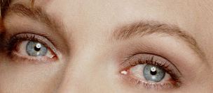 Picture of Michelle Pfeiffer eyes, eyelashes, and eyebrows