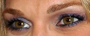 Picture of Molly Sims eyeliner, eyeshadow, and eyelash enhancements
