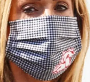 Picture of Monica Aldama coronavirus mask