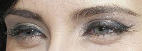Picture of Nelly Furtado eyeliner, eyeshadow, and eyelash enhancements