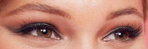 Picture of Olivia Holt eyeliner, eyeshadow, and eyelash enhancements