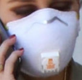 Picture of Olivia Palermo coronavirus mask