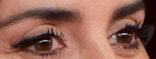 Picture of Penelope Cruz eyes, eyelashes, and eyebrows