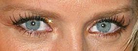 Picture of Rachel Hunter eyes, eyelashes, and eyebrows