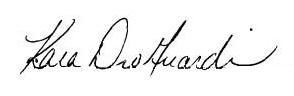 Kara DioGuardi signature