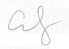 Eva Mendes signature