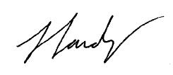JJ Hardy signature