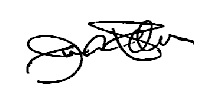 Jim Palmer's signature