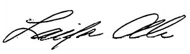 Laila Ali's signature
