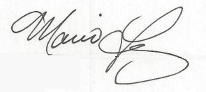 Mario Lopez's signature