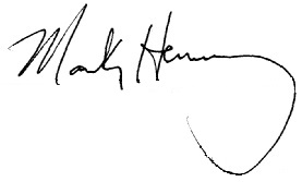 Mark Henry's signature