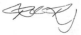 Ronda Rousey's signature