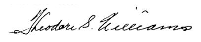 Ted Williams signature