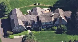 Brian Williams house pictures #1 - home aerial New Canaan, CT