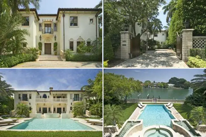 Mike Piazza house in Miami Beach, Florida