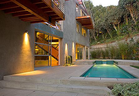 Rob Morrow's house in Santa Monica, California which he shares with his wife Debbon Ayer and daughter