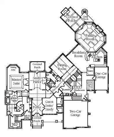 Brian McCann's house in Suwanee, Georgia - floor plans