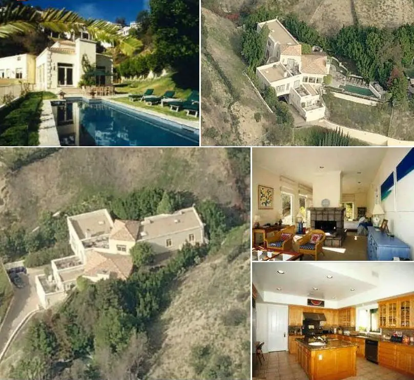 Brittany Murphy's house in Hollywood Hills area of Los Angeles