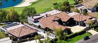 Image aérienne de la maison de Céline Dion à Henderson, Nevada