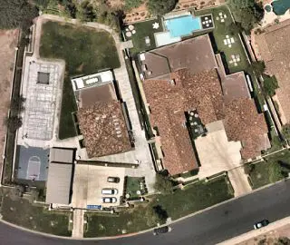 Celine Dion's Henderson, Nevada House aerial picture