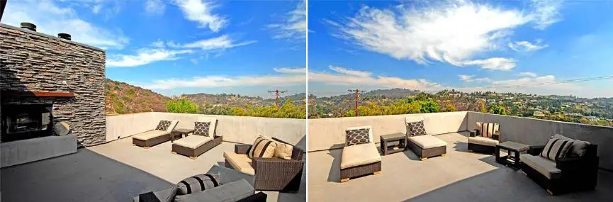 Jillian Michaels house in the Hollywood Hills area of Los Angeles, CA