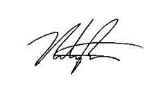 Nate Ruess Signature