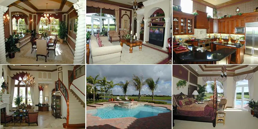 Tony Sparano house Davie, Florida - pictures, photos of celebrity homes and mansion, aerial photos of celebrity houses and mansion