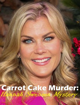 This is an image with text that reads Carrot Cake Murder: A Hannah Swensen Mystery  