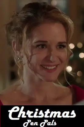 This is an image of Sarah Drew in Christmas Pen Pals