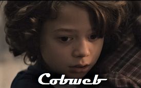 This is an image from Cobweb 2023 Movie with text that reads Cobweb