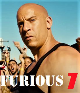 This is an image of Vin Diesel from Furious 7 2015 Movie
