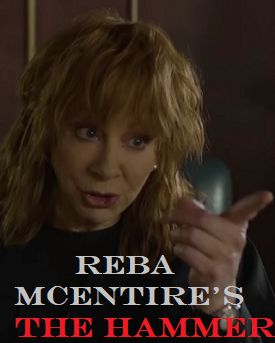 This is an image from Reba McEntire's the Hammer of Reba McEntire with text that reads Reba McEntire's the Hammer