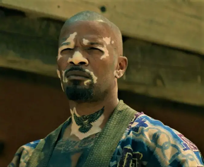 This is an image of Jamie Foxx from the movie God Is a Bullet
