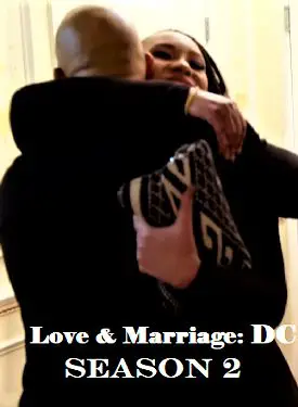 This is an image of Love & Marriage: DC Season 2 with text that reads Love & Marriage: DC Season 2