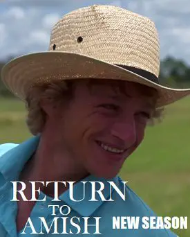 This is an image of Return To Amish new season on TLC with text that reads Return To Amish new season